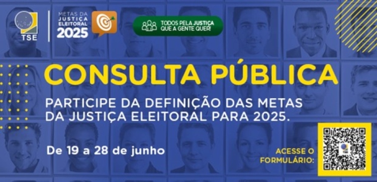 Justiça Eleitoral disponibiliza pesquisa pública para 2025