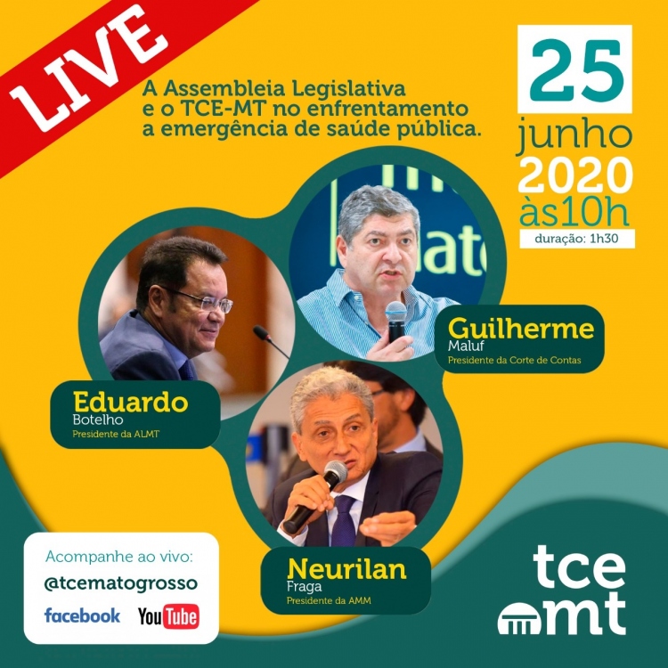 TCE-MT, ALMT e AMM debatem ações de combate à Covid-19