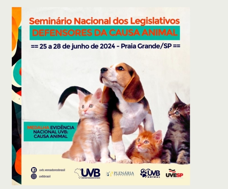 Seminário nacional voltado aos defensores da causa animal será em Praia Grande (SP)